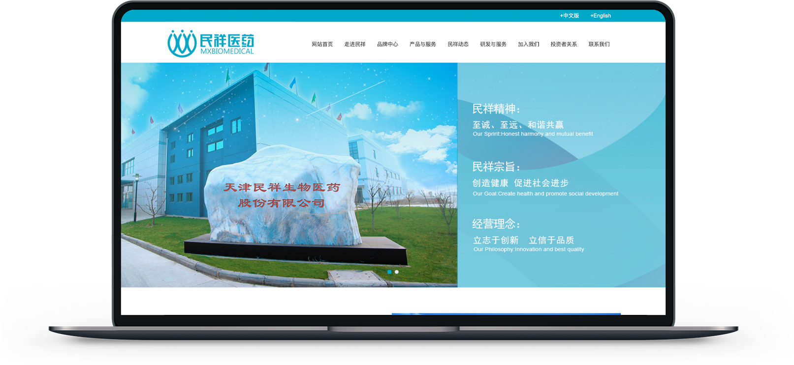 医药企业网站制作